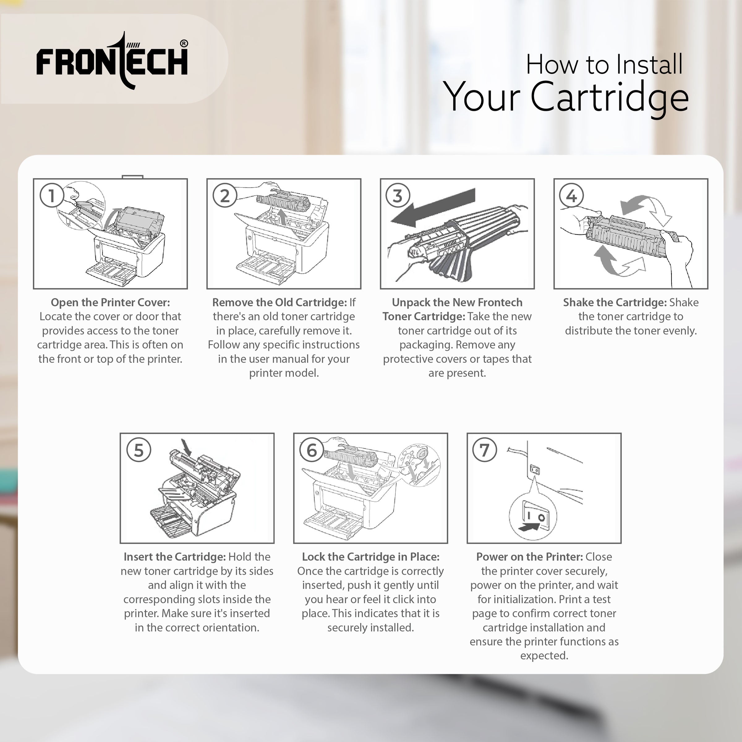 Frontech CB435A/CB436A/CE278A/CE285A Toner Cartridge | Compatible with HP P1106-P1606 Series (TC-0028) Frontech CB435A/CB436A/CE278A/CE285A Toner Cartridge | Compatible with HP P1106-P1606 Series (TC-0028)
